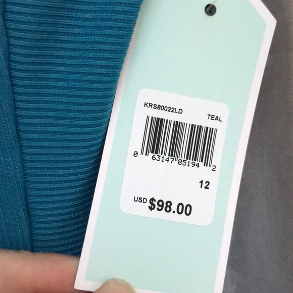 Christina Blue teal swimsuit - Picture 5 of 10